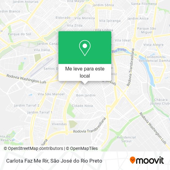 Carlota Faz Me Rir mapa