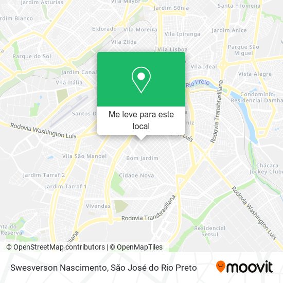 Swesverson Nascimento mapa