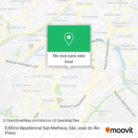Edificio Residencial San Matheus mapa