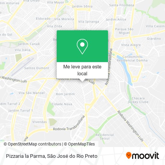 Pizzaria la Parma mapa