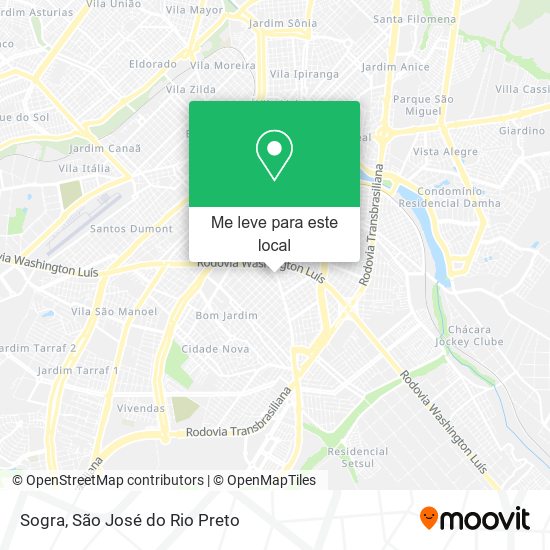 Sogra mapa