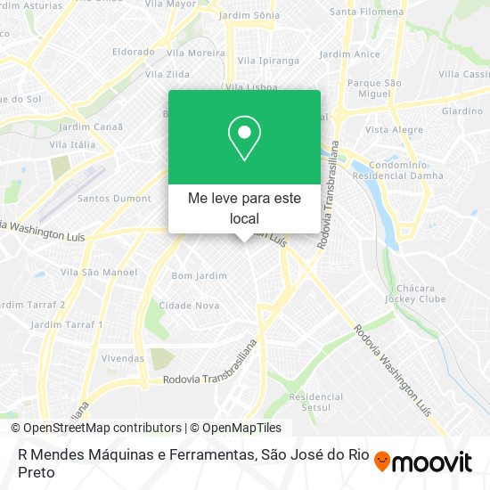 R Mendes Máquinas e Ferramentas mapa