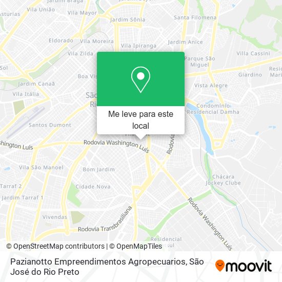 Pazianotto Empreendimentos Agropecuarios mapa