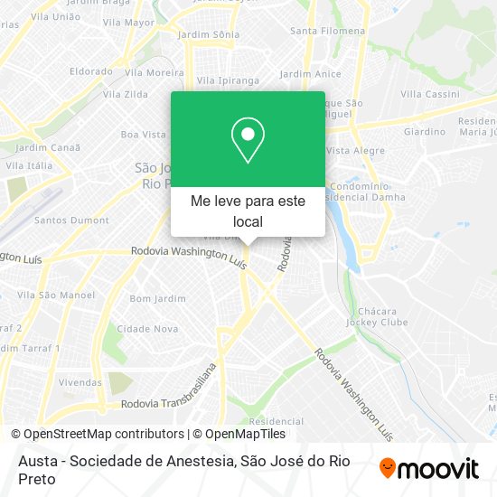 Austa - Sociedade de Anestesia mapa