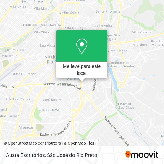 Austa Escritórios mapa