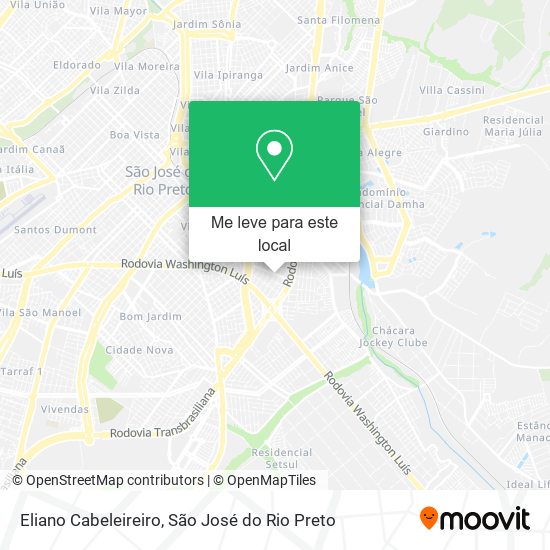 Eliano Cabeleireiro mapa