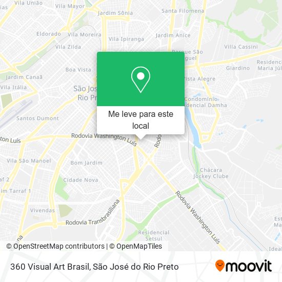 360 Visual Art Brasil mapa