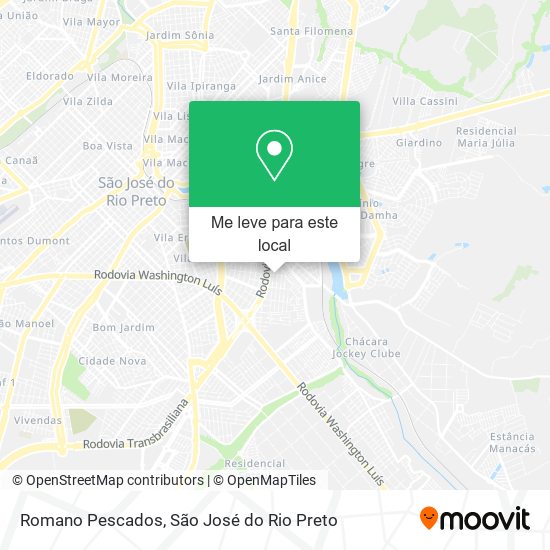 Romano Pescados mapa