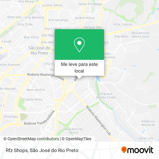Rfz Shops mapa