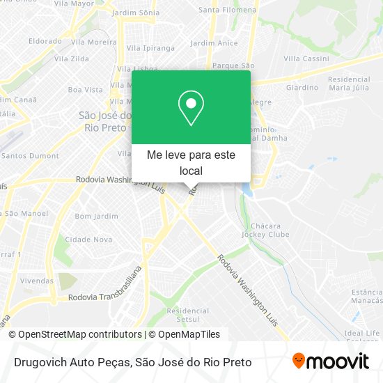 Drugovich Auto Peças mapa