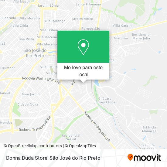 Donna Duda Store mapa