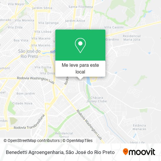 Benedetti Agroengenharia mapa