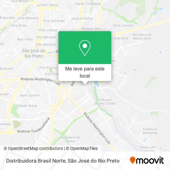 Distribuidora Brasil Norte mapa