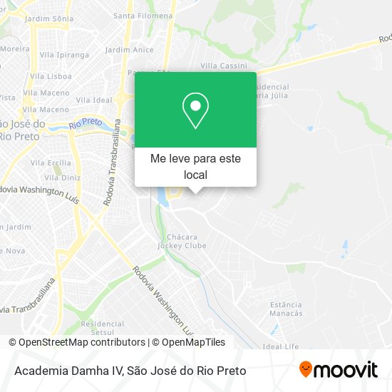 Academia Damha IV mapa