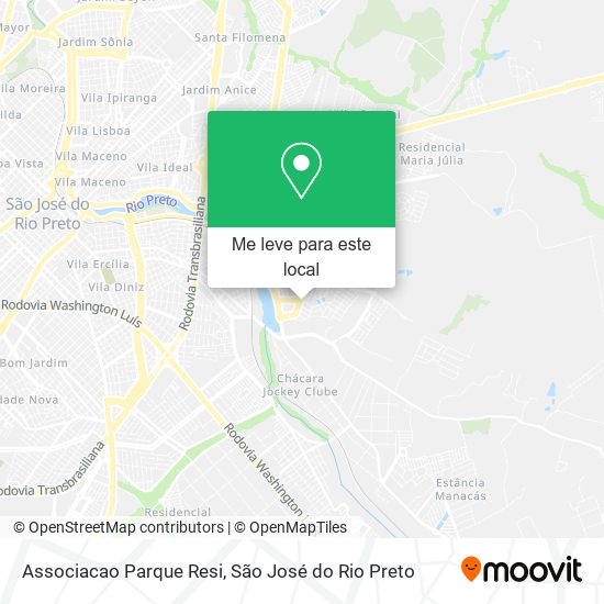 Associacao Parque Resi mapa