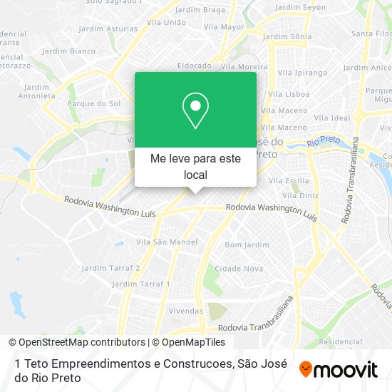 1 Teto Empreendimentos e Construcoes mapa