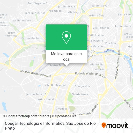 Cougar Tecnologia e Informatica mapa