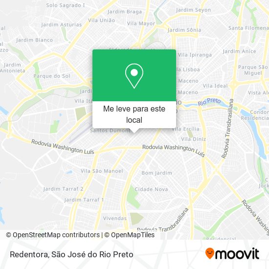Redentora mapa