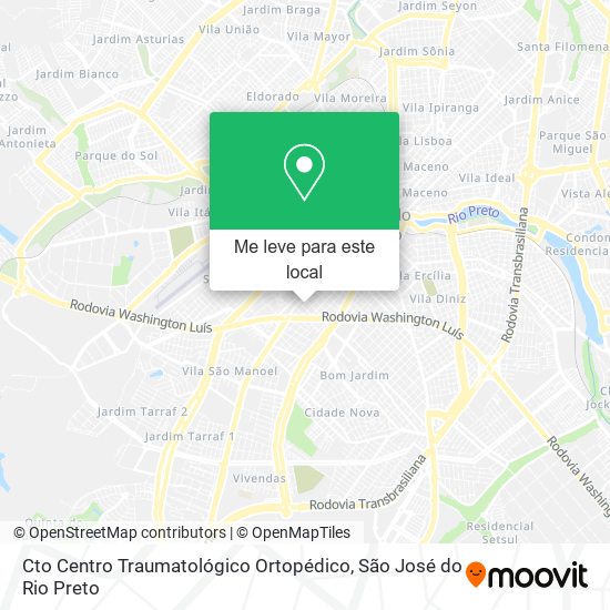 Cto Centro Traumatológico Ortopédico mapa