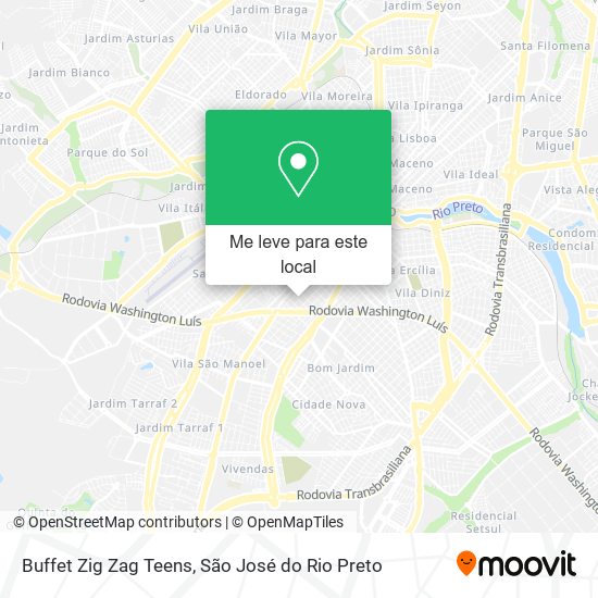 Buffet Zig Zag Teens mapa