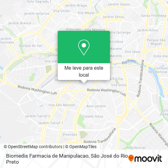 Biomedis Farmacia de Manipulacao mapa