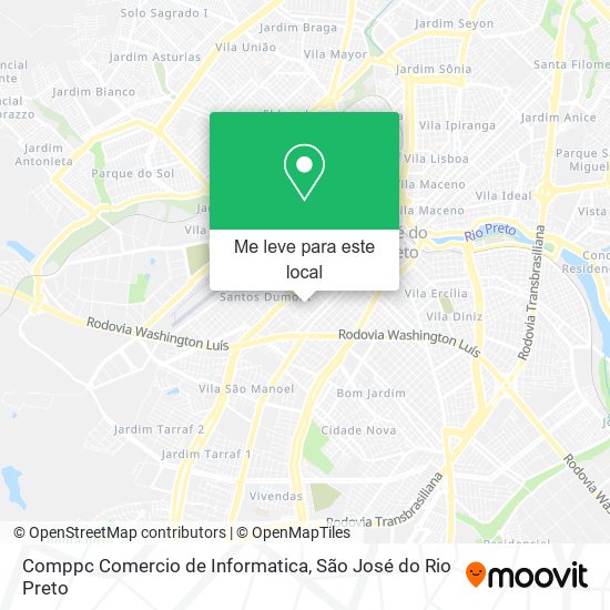 Comppc Comercio de Informatica mapa