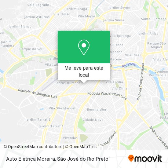 Auto Eletrica Moreira mapa