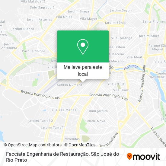 Facciata Engenharia de Restauração mapa
