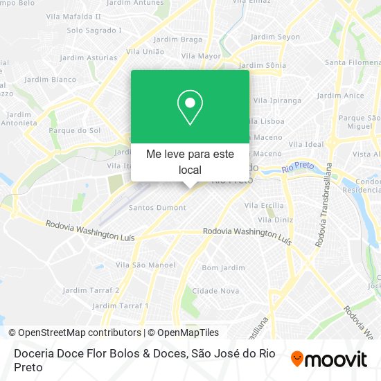 Doceria Doce Flor Bolos & Doces mapa