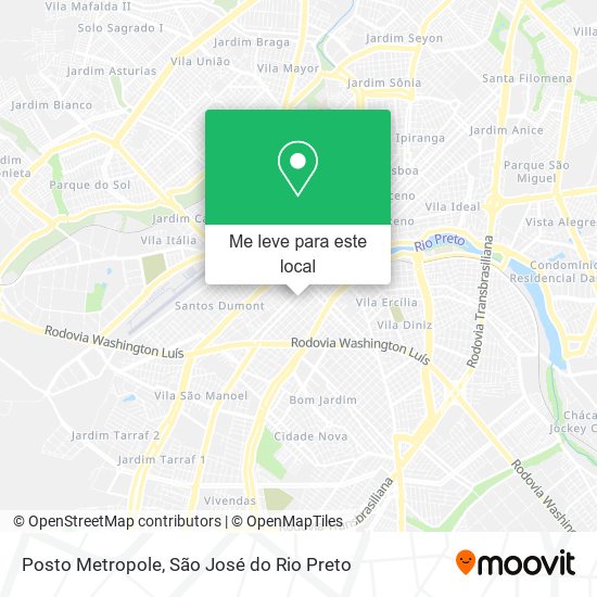 Posto Metropole mapa