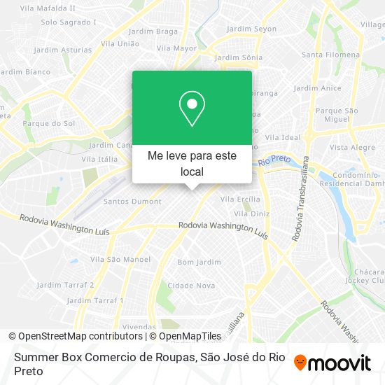 Summer Box Comercio de Roupas mapa