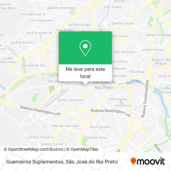 Guerreiros Suplementos mapa