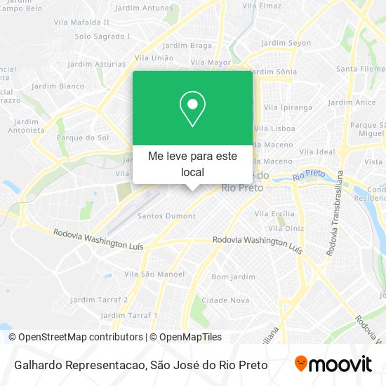 Galhardo Representacao mapa