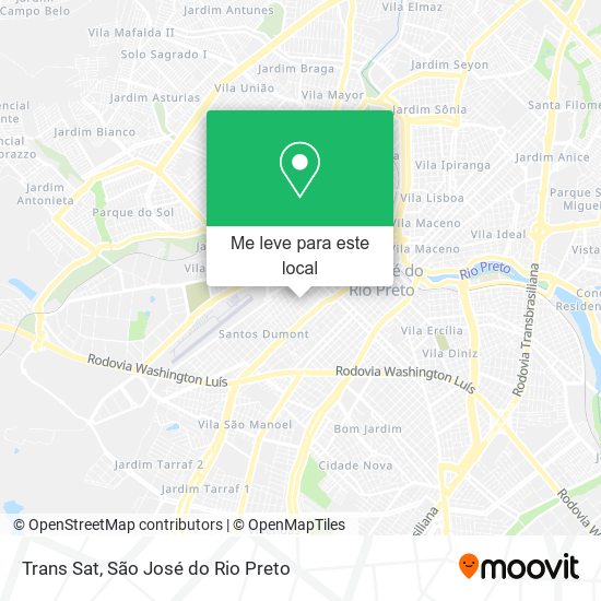 Trans Sat mapa
