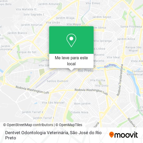 Dentvet Odontologia Veterinária mapa