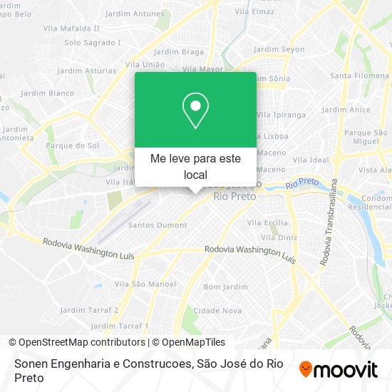 Sonen Engenharia e Construcoes mapa