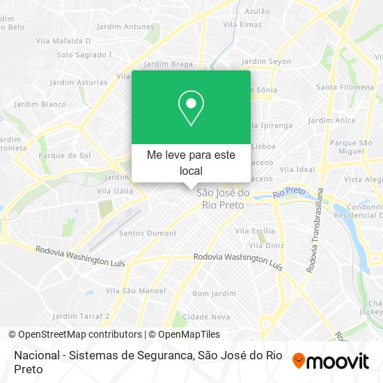 Nacional - Sistemas de Seguranca mapa