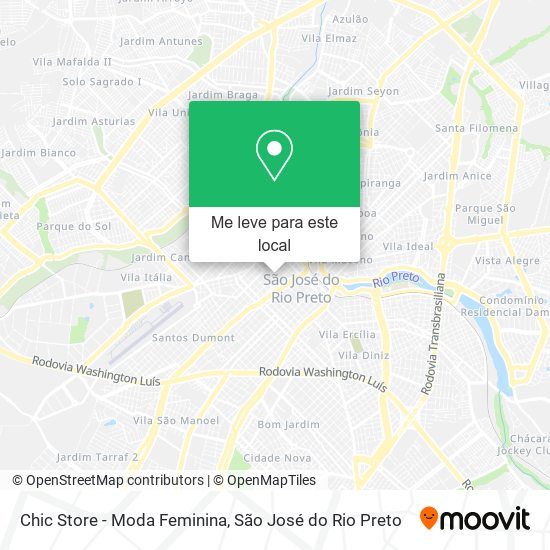 Chic Store - Moda Feminina mapa