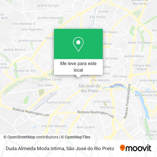 Duda Almeida Moda Intima mapa