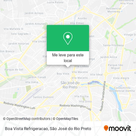 Boa Vista Refrigeracao mapa