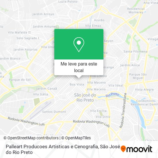 Palleart Producoes Artisticas e Cenografia mapa