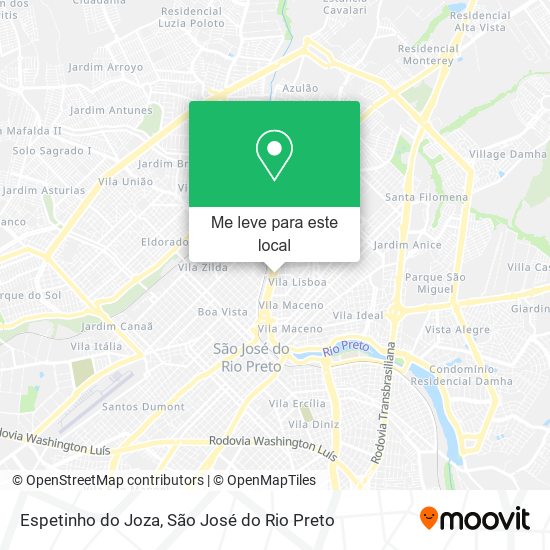 Espetinho do Joza mapa