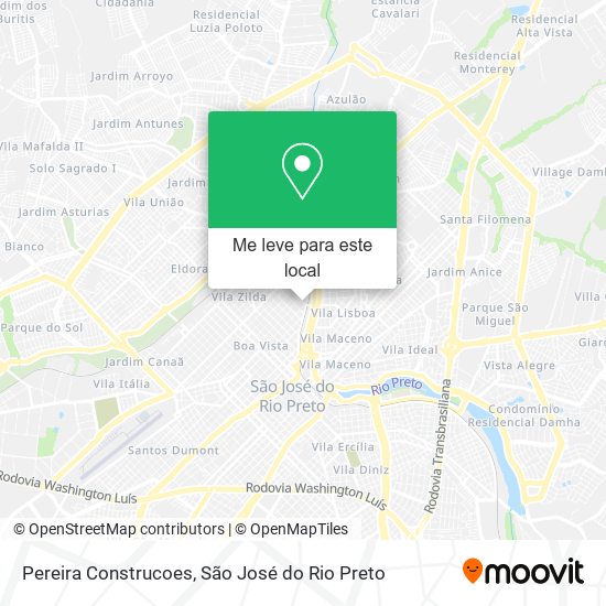 Pereira Construcoes mapa