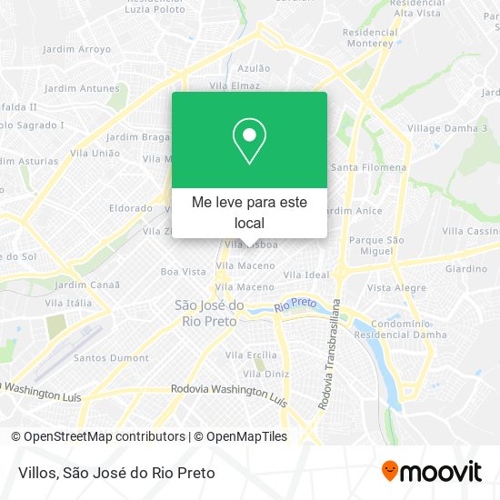 Villos mapa