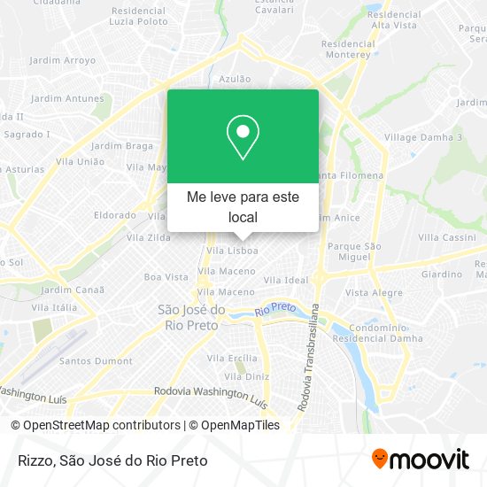 Rizzo mapa