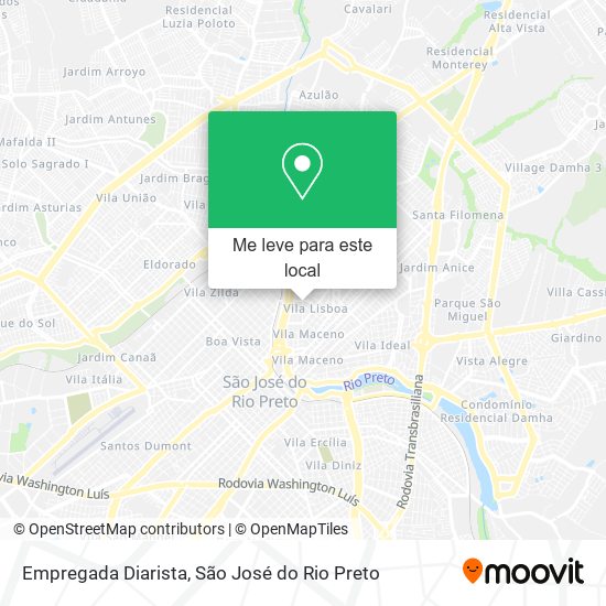 Empregada Diarista mapa