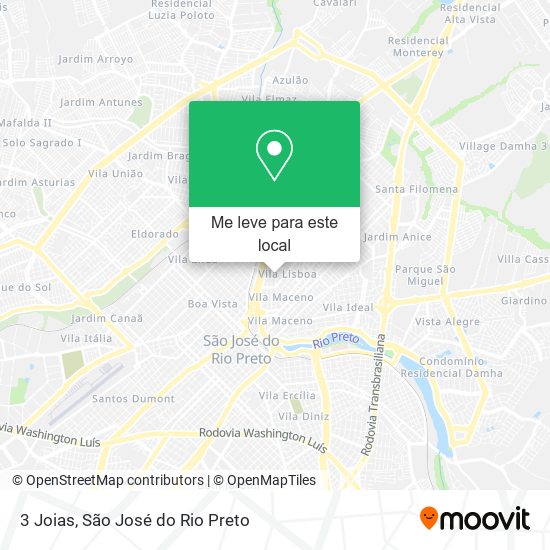 3 Joias mapa