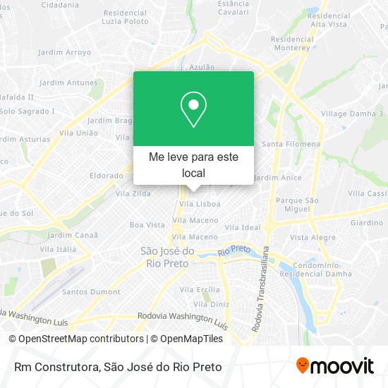 Rm Construtora mapa
