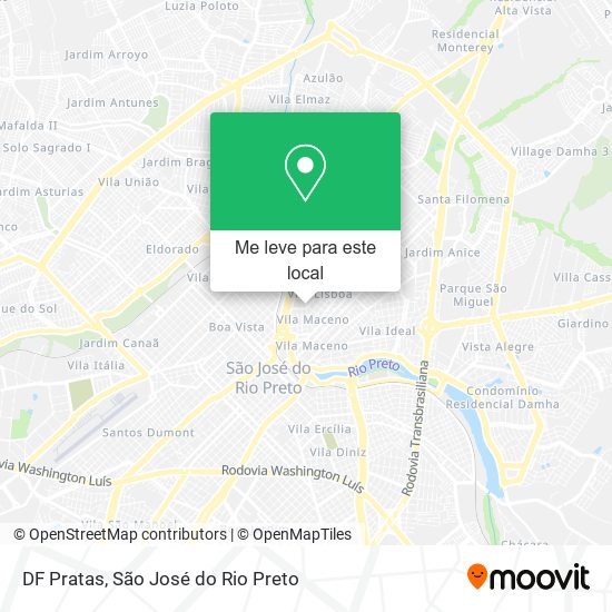 DF Pratas mapa