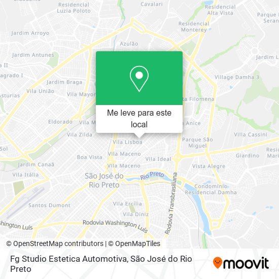 Fg Studio Estetica Automotiva mapa